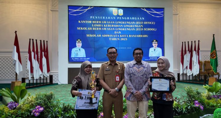 Komitmen Lingkungan Berkelanjutan, SUCOFINDO Banjarmasin Raih Juara 1 Eco Office. Foto : viralsumsel.com