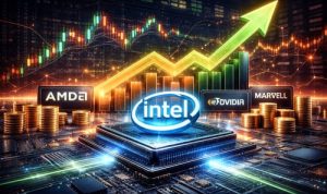 Saham Intel Melonjak Jelang Rilis Laporan Keuangan, Sektor Semikonduktor Menguat. Sumber : VRITIMES.com Saham Intel Melonjak Jelang Rilis Laporan Keuangan, Sektor Semikonduktor Menguat. Sumber : VRITIMES.com
