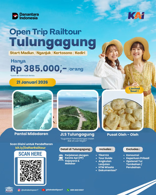 Sinergi KA dan Pariwisata. Foto : viralsumsel.com