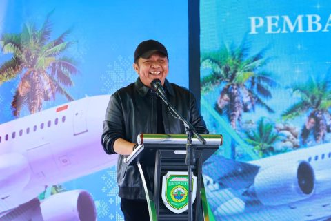 Gubernur Herman Deru Groundbreaking Pabrik Bioavtur di Banyuasin