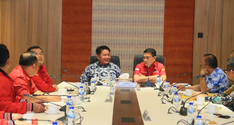 Herman Deru Terima Audiensi PDIP Sumsel, Perkuat Sinergi Pembangunan