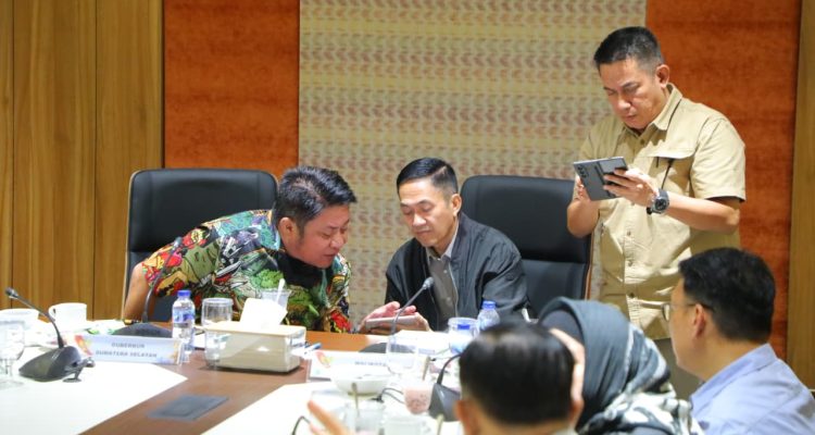 Herman Deru–Ratu Dewa Bahas Program Strategis Pembangunan Palembang