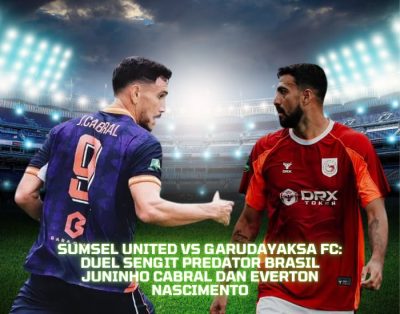 Sumsel United vs Garudayaksa FC: Duel Sengit Predator Brasil Juninho Cabral dan Everton Nascimento