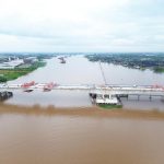 Suplai Beton Readymix WSBP Dorong Progres Jembatan Musi V, Struktur Utama Kini Telah Tersambung. Foto: viralsumsel.com