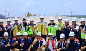 AHY Tinjau Proyek Jembatan Tol Musi V, Target Fungsional Sebelum Lebaran 2026