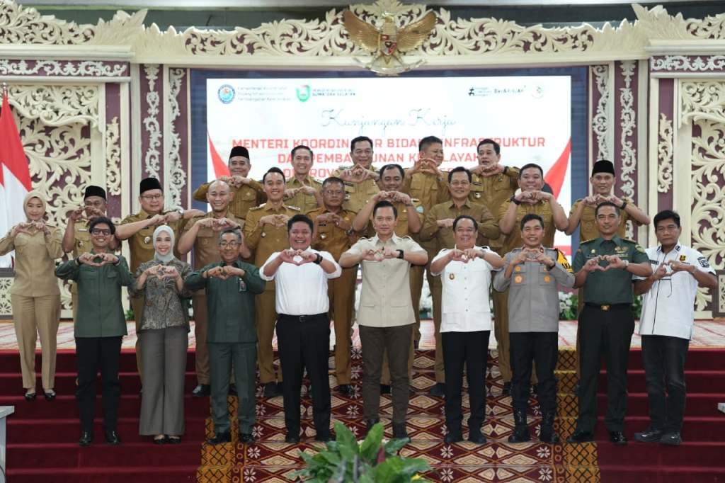 Herman Deru Sampaikan Sejumlah Proyek Strategis ke Menko AHY, Tanjung Carat hingga Bendungan Tiga Dihaji Jadi Prioritas