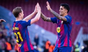 Barcelona Bungkam Levante 3-0, Kudeta Real Madrid dari Puncak LaLiga