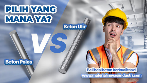 Besi Beton Ulir vs Polos Cara Memilih dan Menghitung Tulangan dengan Akurat. Foto : viralsumsel.com