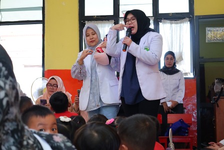 Cegah Gigi Berlubang, DWP Palembang Edukasi Kesehatan Gigi Anak TK Jelang Ramadhan