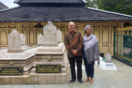 Dubes India Kunjungi Masjid Agung Demak. Foto : viralsumsel.com