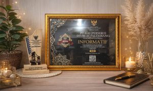 KAI Divre III Palembang Meraih Predikat Badan Publik Informatif. Foto : viralsumsel.com