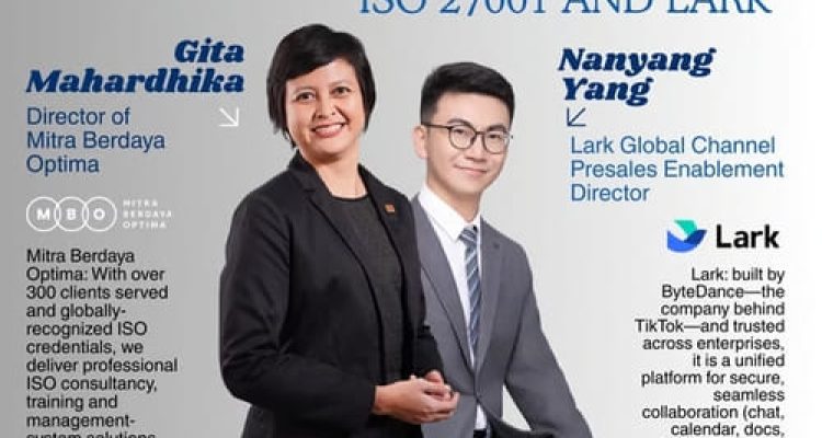 Banyak Startup Sudah Digital, Tapi Data Belum Aman: Partner Lark dari ByteDance, Langit Kreasi Soroti ISO 27001. Sumber : viralsumsel.com
