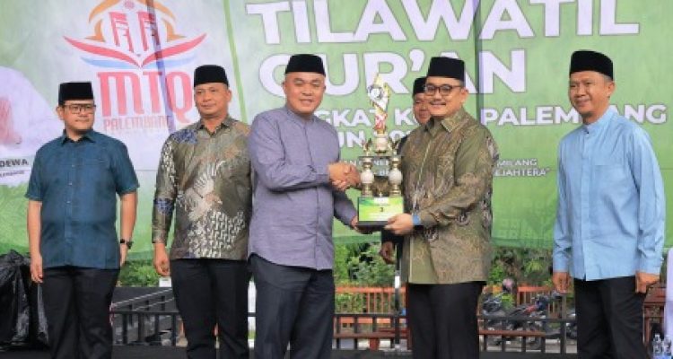 MTQ Ke-XXXI Kota Palembang Resmi Ditutup, Kecamatan Sako Raih Juara Umum