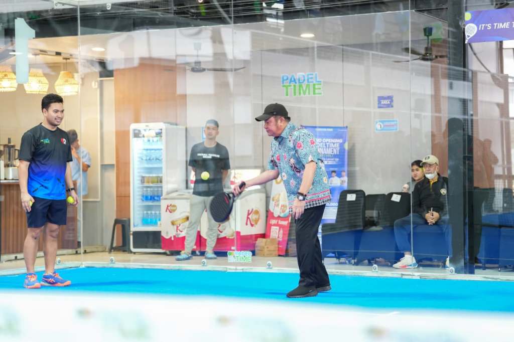 Herman Deru Resmikan Lapangan Padel Time dan Buka Turnamen Padel Perdana di Palembang