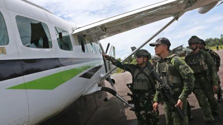 Pangkogabwilhan III Pastikan Pemulihan Kondusivitas Keamanan 11 Bandara Perintis di Papua Berlangsung Intensif. Foto : viralsumsel.com