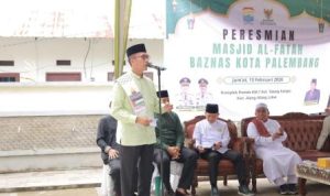 Safari Jumat, Ratu Dewa Resmikan Masjid Al-Fatah Baznas di Talang Kelapa