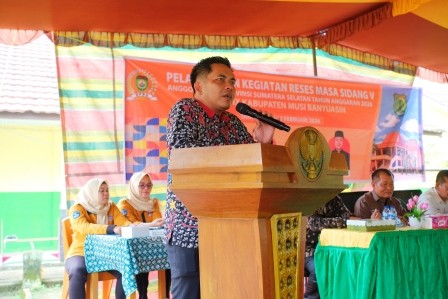 DPRD Sumsel Dapil IX Muba gelar Reses Masa Sidang V 2026, serap aspirasi masyarakat terkait fasilitas pendidikan, pembangunan tanggul sekolah, dan infrastruktur jalan di Babat Toman serta Desa Sugi Waras.