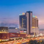 Seremoni tutup atap Metland Smara Hotel Bekasi. Foto: viralsumsel.com
