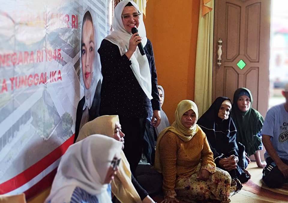 Kembali ke Kampung Halaman, Senator Hj Eva Susanti Gelar Sosialisasi 4 Pilar MPR RI di Desa Tanah Abang