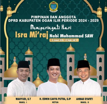 Peringatan Isra Mi’raj 2026, Ketua DPRD Ogan Ilir Ajak Umat Perkuat Spiritualitas dan Etika Sosial
