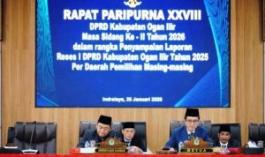 DPRD Ogan Ilir Gelar Paripurna Laporan Reses, Aspirasi Warga Tiap Dapil Disampaikan Terbuka