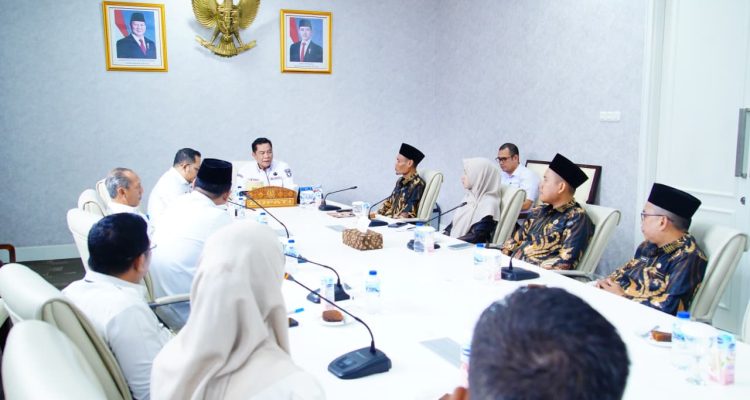 Bupati H.M. Toha Tohet Terima Kunjungan Kemenag Haji dan Umrah Muba, Pelayanan Jamaah Akan Diperkuat