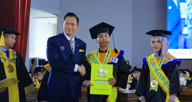 Wisuda ke-182 Unsri, AHY Ajak Lulusan Implementasikan Ilmu untuk Masyarakat