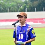 Laga Eksibisi Korpri All Star vs David All Star, Ajang Silaturahmi Sarat Sportivitas di Stadion Bumi Sriwijaya