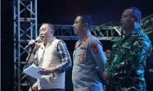 HUT Ogan Ilir ke-22 Memuncak di Malam Pesta Rakyat, Dadali Hentak Tanjung Senai Meski Diguyur Hujan