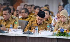 Rapat Besar di Griya Agung, H. Ardani Hadiri Rakor Infrastruktur Bersama Menko AHY