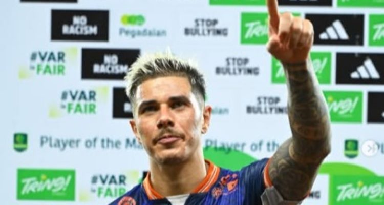 Diego Dall’Oca Raih PoTM Ketujuh Bersama Sumsel United