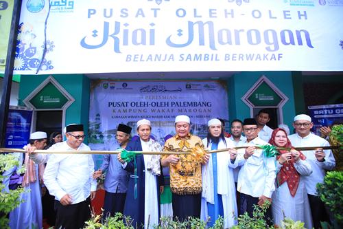 Gubernur Herman Deru Soft Launching Pusat Oleh-Oleh dan Kawasan Wisata Religi Kampung Wakaf Marogan