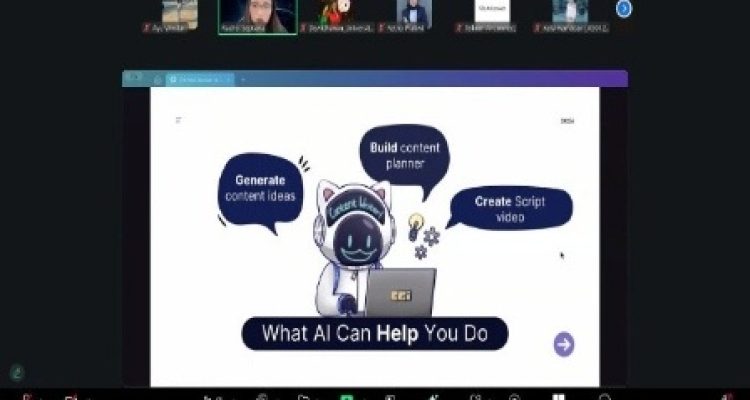 webinar AI Connect Series bertajuk Women in AI Mastering Content Creation Skills for Future-Ready Career. Foto: viralsumsel.com