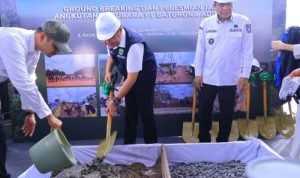 Ground Breaking Fly Over PT Baturona Adimulya, Herman Deru Dorong Jalan Khusus Batubara