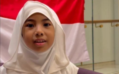 Hafizah 10 Tahun Asal Malang Harumkan Nama Indonesia di Dubai