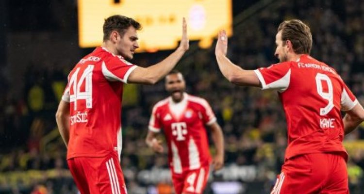Bayern Munchen Bungkam Dortmund 3-2 di Signal Iduna Park, Kane Borong Dua Gol