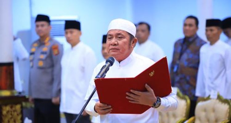 Herman Deru Kukuhkan Pengurus LPTQ dan FU3SS Sumsel 2025–2029, Dorong Prestasi Qurani dan Peran Ulama Menjaga Kerukunan