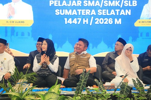 Gubernur Herman Deru Beri Motivasi Pelajar Sumsel di Harmonisasi Ramadhan, Ajak Berlomba dalam Kebaikan