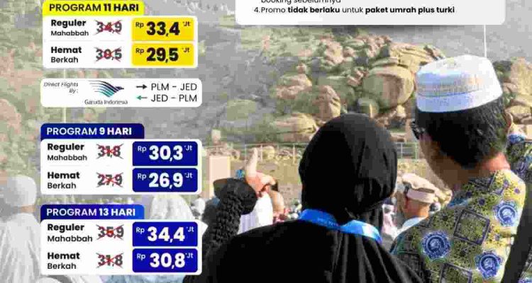 Tinggal 6 Hari! Promo Umrah Zafa Tour Segera Berakhir