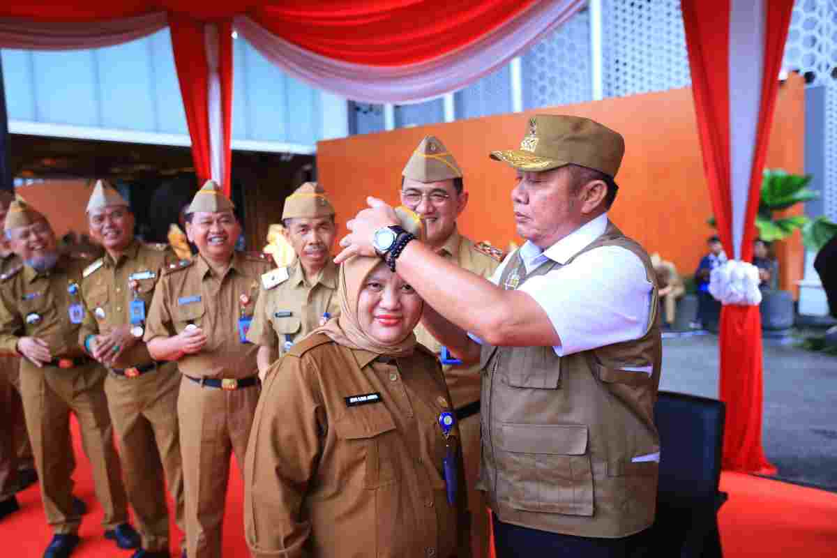 Gubernur Sumsel Herman Deru ajak ASN maknai efisiensi sebagai kontribusi nyata bagi negara dalam apel dan halalbihalal Pemprov Sumsel 2026.