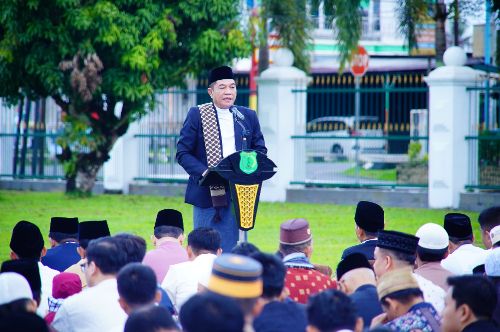Bupati Muba Toha Tohet Ajak Warga Perkuat Silaturahmi di Idul Fitri 1447 H