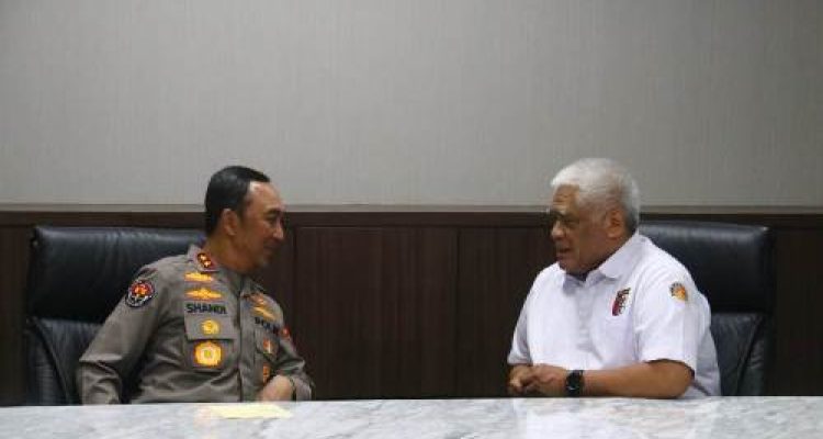 Kapolda Sumsel Bahas Senpi Ilegal dan Rencana Kapolda Sumsel Cup Menembak