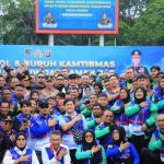 Kapolri dan Gubernur Herman Deru Pimpin Apel Kamtibmas Ojol dan Buruh di Palembang