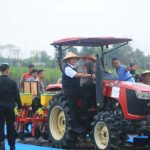 Herman Deru Dampingi Kapolri Tanam Jagung Serentak di Ogan Ilir