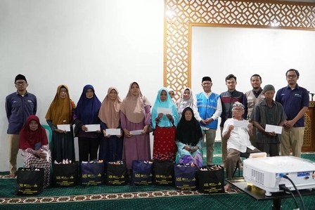 Kegiatan Santunan untuk Anak Yatim & Duafa oleh PLN IP UBP Jatigede. Foto: viralsumsel.com