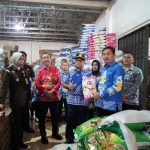 TPID OKI Sidak Agen Sembako di Pasar Kayuagung, Pastikan Stok Aman Jelang Lebaran