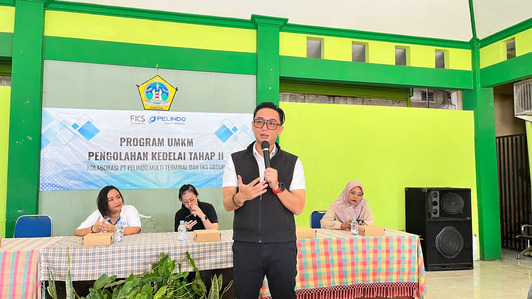 Pelindo Multi Terminal Perluas Dampak Ekonomi Lokal lewat Program UMKM Kedelai. Foto: viralsumsel.com