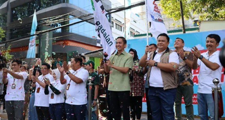 Wali Kota Palembang Ratu Dewa Lepas 238 Pemudik Program Mudik Gratis Pegadaian