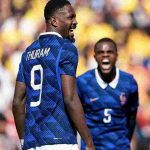 Dua Gol Doue Bawa Prancis Tundukkan Kolombia