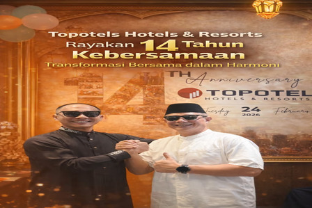 Topotels Hotels & Resorts Rayakan 14 Tahun Kebersamaan, Membuka Babak Baru “From The Heart in Harmony”. Foto : viralsumsel.com